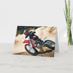 Carte coussin de motocross
