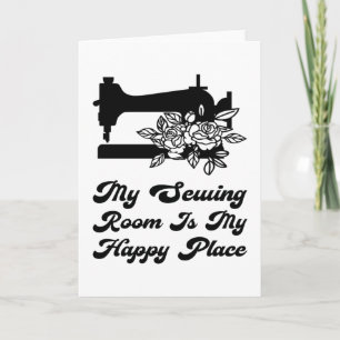 Carte Couture - Ma Salle De Couture Est Ma Place Heureus