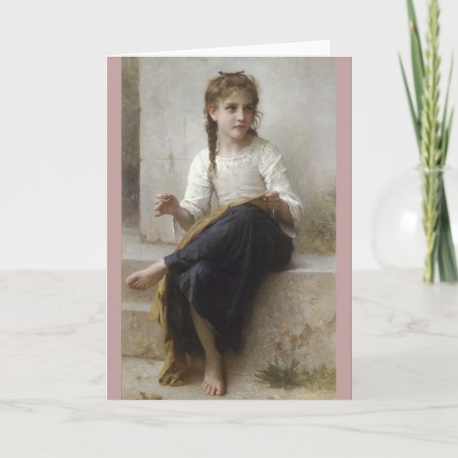 Carte Couture par William-Adolphe Bouguereau (Devant)