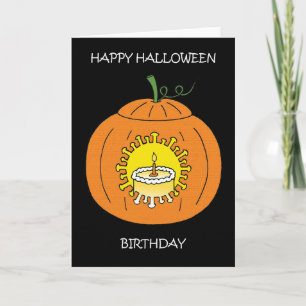 Carte Couverture 19 Halloween Anniversaire Dessin.