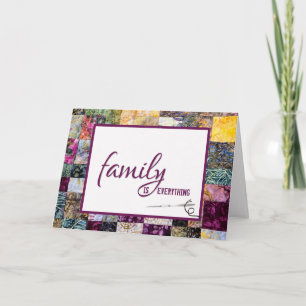 Carte Couverture et aiguille d'anniversaire pour belle-m