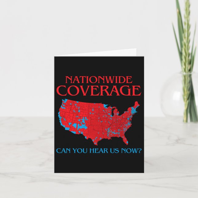 Carte Couverture nationale Trump 2024 Vous entendez main (Devant)