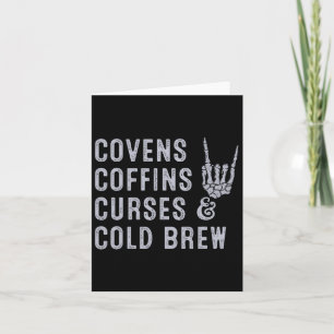Carte Covens Coffins Curies Cold Brew Fall Halloween Spo
