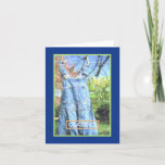 CARTE "COVERALL HANGING ON CLOTHESLINE/YOU'RE CLASSIC<br><div class="desc">FADED AND WELL-WORN "BIBS" (COVERALLS) HANGING TO DRY ON CLOTHESLINE WITH THE WORD,  CLASSIC ACROSS FRONT. INSIDE TEXT READS,  "YOU'RE SUCH A CLASSIC,  YOU'LL NEVER GO OUT OF STYLE. JOYEUX ANNIVERSAIRE,  MY FRIEND." FRONT ET INSIDE TEXTE IS CUSTOMIZABLE.</div>