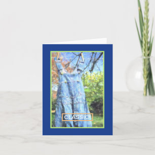 CARTE "COVERALL HANGING ON CLOTHESLINE/YOU'RE CLASSIC