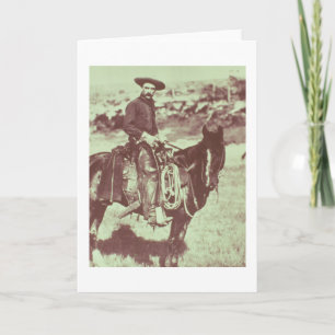 Carte Cowboy du Montana, c.1880 (photo de b/w)