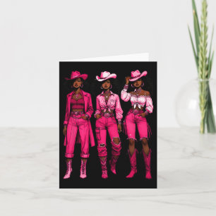 Carte Cowgirl Western Rodeo Melanin Junetdix Black Son