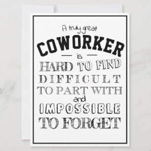 Carte Coworker Appréciation Merci cadeau pour lui