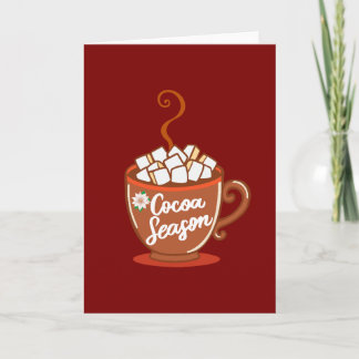 Carte Cozy up with this sweet Cocoa Season design