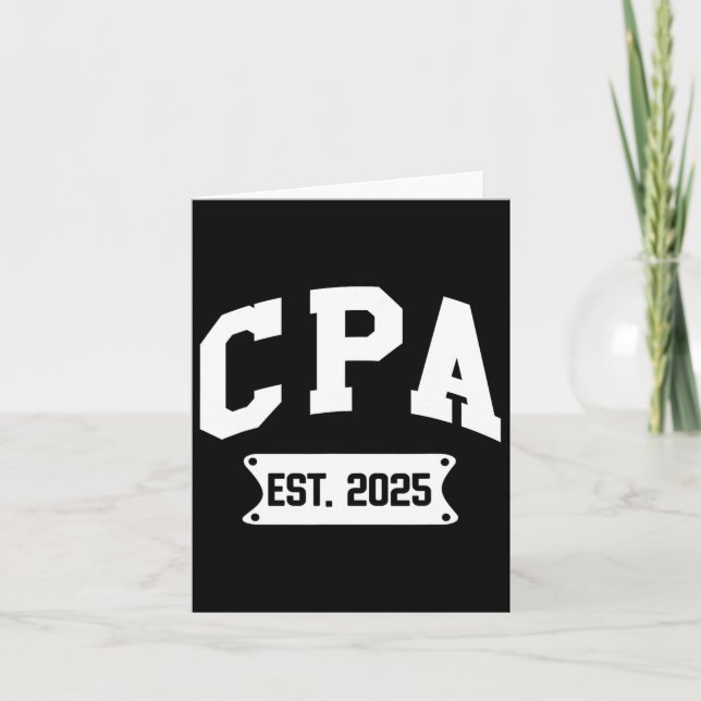 Carte Cpa Est 2025 Diplômé Comptable Public Certifié (Devant)