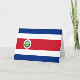Carte CR de drapeau du Costa Rica