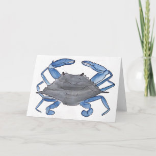 Carte Crabe bleu