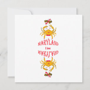 Carte Crabe dans le Maryland