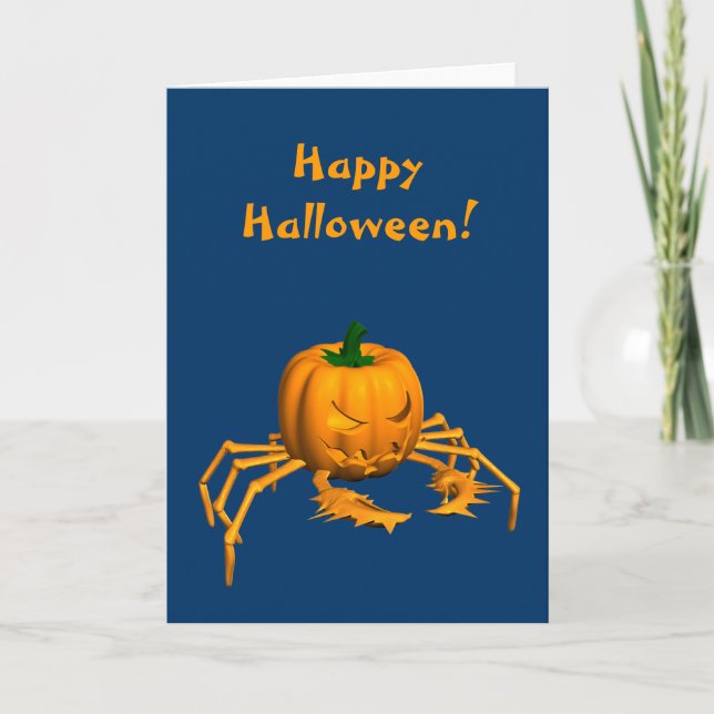 Carte Crabe d'Halloween (Devant)