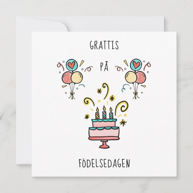 Carte Crabes på foetssedagen | Joyeux anniversaire (Devant)