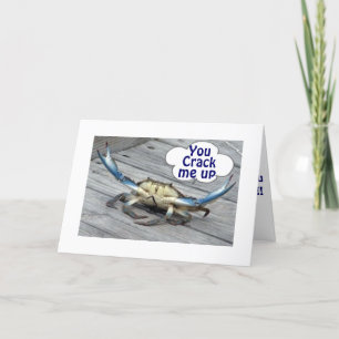 Carte CRABS DIT QUE VOUS ME CRAQUEZ LE 50ème HUMOUR D'AN