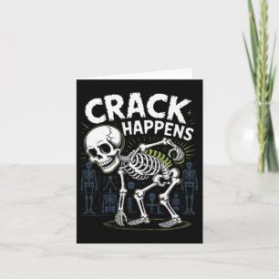 Carte Crack Happens Drôle Ostéopathe Colonne Vertébrale