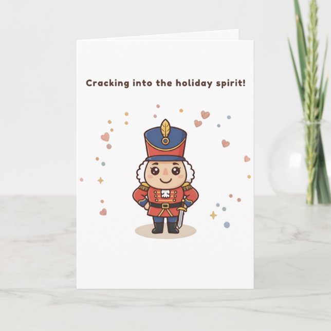 Carte Cracking Into the Holiday Spirit  (Devant)