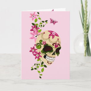 Carte Crâne à sucre [Día de Muertos]