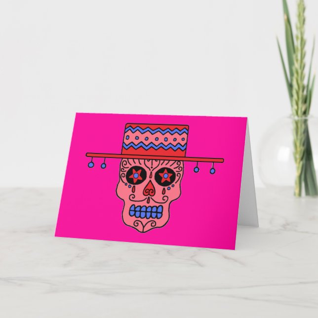 Carte Crâne de sucre gaucho (Devant)