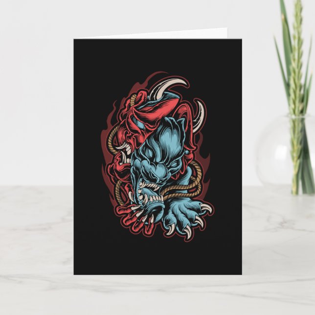 Carte Crâne japonais (Devant)