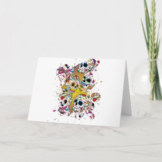 Carte Crânes de sucre (Devant)