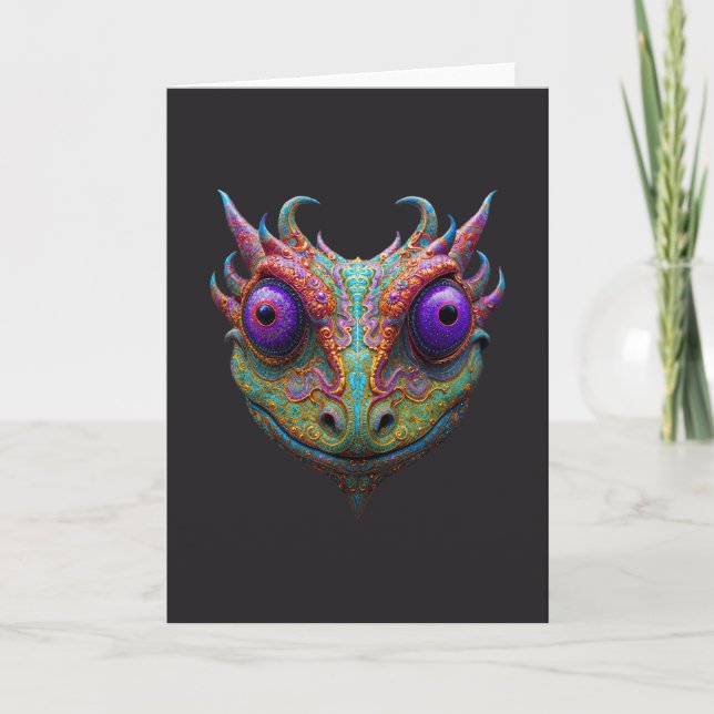 Carte Crapaud/Gecko/Grenouille Mystique (Devant)