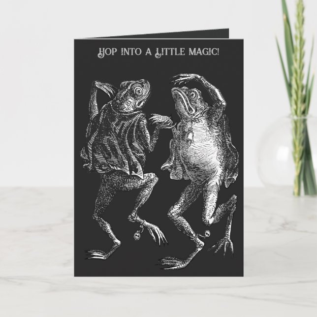 Carte Crapauds dansant sur le dictionnaire infernal du s (Devant)