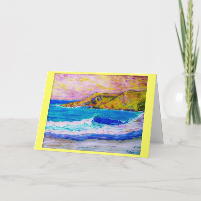 Carte crash d'une vague (Devant)
