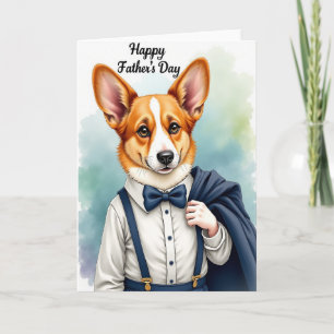 Carte Cravate pour Papa Canin