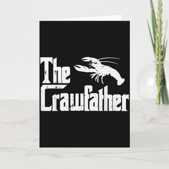 Carte Crawfihe Crawfather Drôle de Parodie d'écrevisse P (Devant)