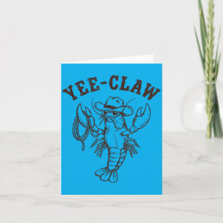 Carte Crawfish de cow-boy occidental Yee-Claw Été Fruits