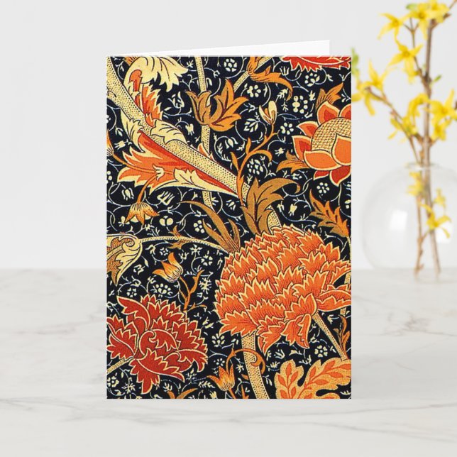 Carte Cray par William Morris (Fleur jaune)