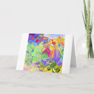 Carte Crayons fondus