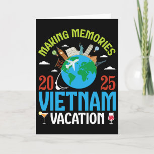 Carte Création de souvenirs de vacances au Vietnam 2025 