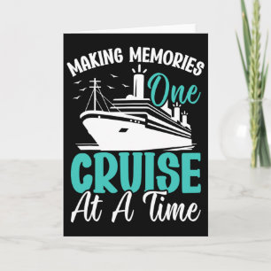 Carte Création de souvenirs un voyage à la fois Croisièr