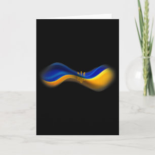 Carte Création ukrainienne fière pour montrer son soutie