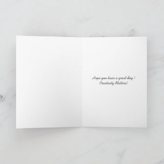 Carte Creative Matters