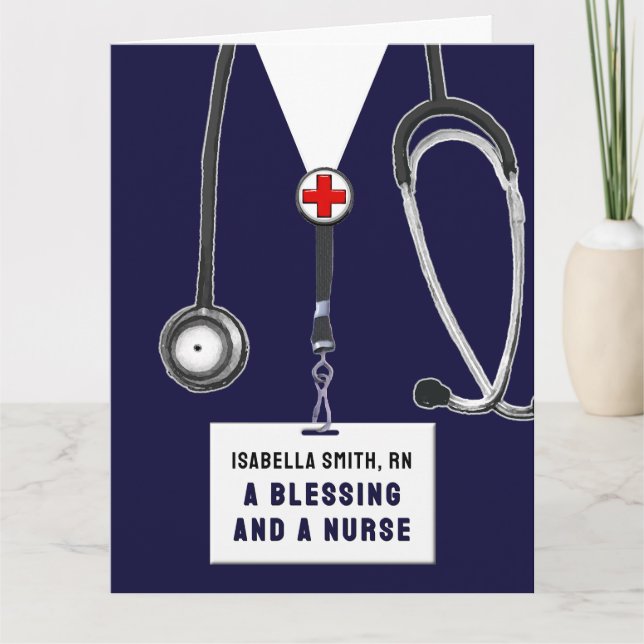 Carte Creative Nursing School Graduation (Devant)