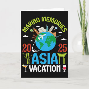 Carte Créer des souvenirs en Asie Vacances 2025 Couple d