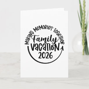 Carte Créer des souvenirs ensemble Vacances en famille 2