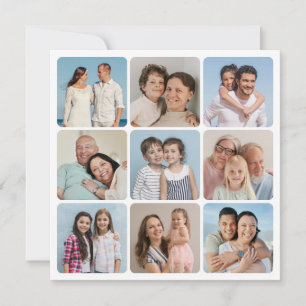 Carte Créez vos propres angles ronds 9 Collage photo