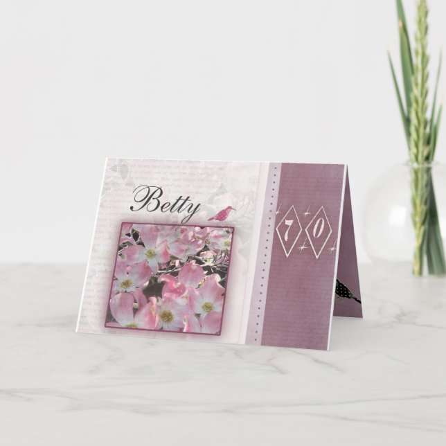 Carte Créez vos propres le soixante-dixième anniversaire (Devant)