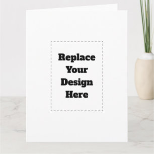 Carte Créez votre propre blanc 