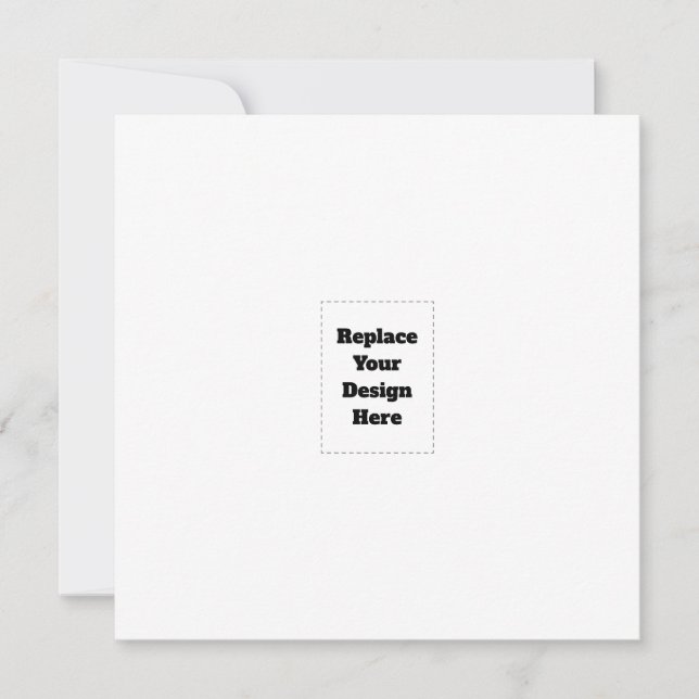 Carte Créez votre propre blanc  (Devant)