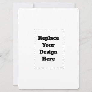 Carte Créez votre propre blanc 