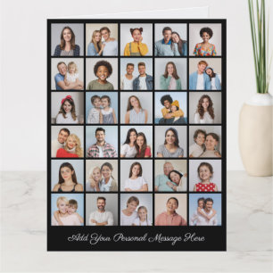 Carte Créez Votre Propre Collage De 30 Photos Ajoutez Vo