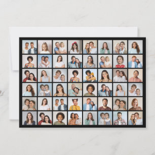 Carte Créez Votre Propre Collage De 48 Photos De Vœux
