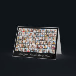 Carte Créez Votre Propre Collage De 60 Photos Ajoutez Vo<br><div class="desc">Créez votre propre collage de 60 photos pour Noël, les anniversaires, les mariages, les anniversaires de mariage, les remises de diplômes, la fête des pères, la fête des mères ou toute autre occasion spéciale, avec notre outil de conception facile à utiliser. Ajoutez vos photos préférées d'amis, de famille, de vacances,...</div>