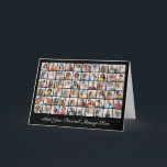 Carte Créez Votre Propre Collage De 60 Photos Ajoutez Vo<br><div class="desc">Créez votre propre collage de 60 photos pour Noël, les anniversaires, les mariages, les anniversaires de mariage, les remises de diplôme, la fête des pères, la fête des mères ou toute autre occasion spéciale, avec notre outil de conception facile à utiliser. Ajoutez vos photos préférées d'amis, de famille, de vacances,...</div>